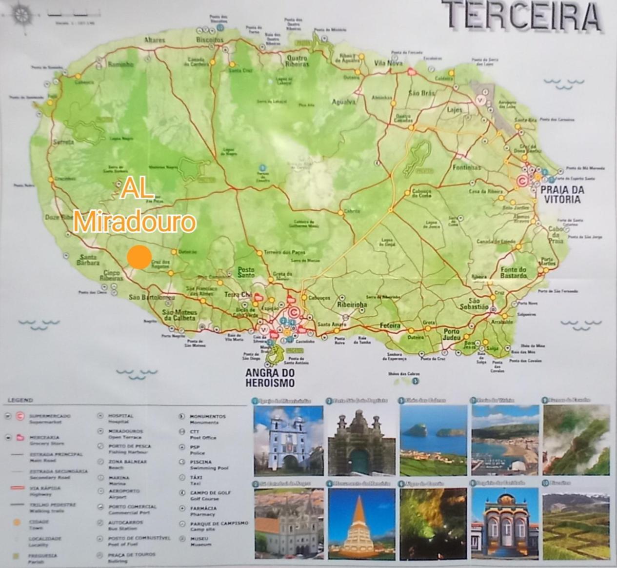 O Miradouro Leilighet Angra do Heroísmo Eksteriør bilde